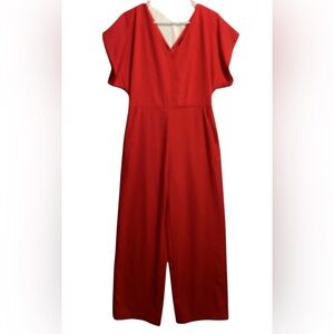 Elegant Red Jumpsuit